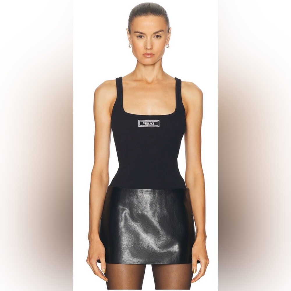 NWT - Versace Tank Top - Black